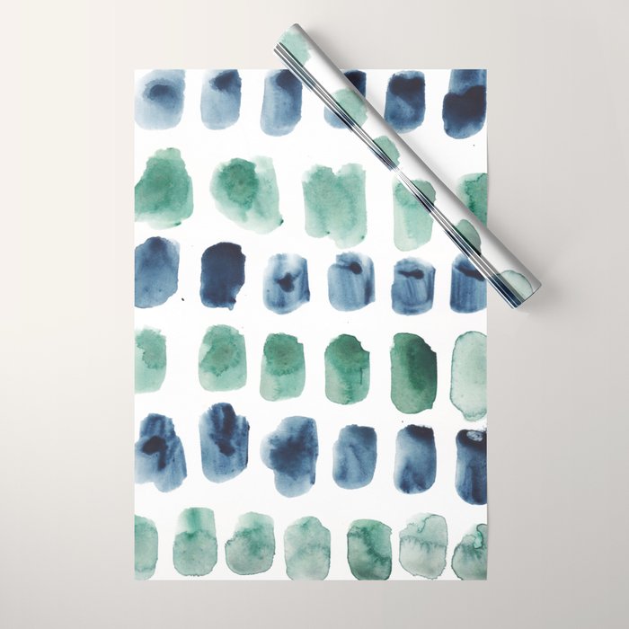 17  Minimalist Art 220419 Abstract Expressionism Watercolor Painting Valourine Design  Wrapping Paper Gallery Image 1