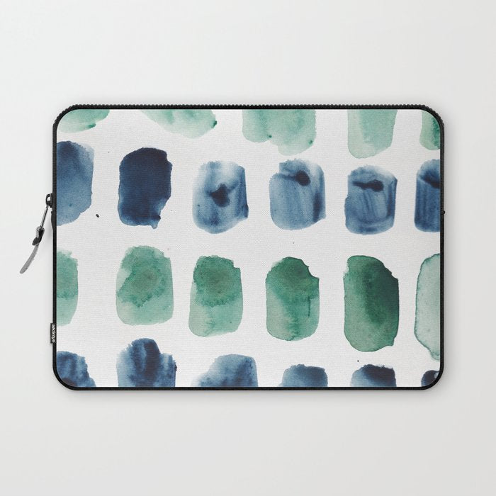 17  Minimalist Art 220419 Abstract Expressionism Watercolor Painting Valourine Design  Laptop Sleeve Gallery Image 1