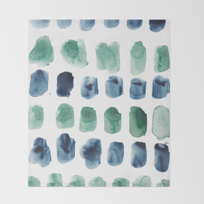 17  Minimalist Art 220419 Abstract Expressionism Watercolor Painting Valourine Design  Throw Blanket Gallery Image 2
