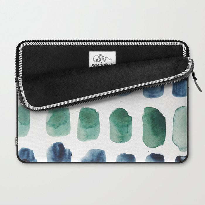 17  Minimalist Art 220419 Abstract Expressionism Watercolor Painting Valourine Design  Laptop Sleeve Gallery Image 2