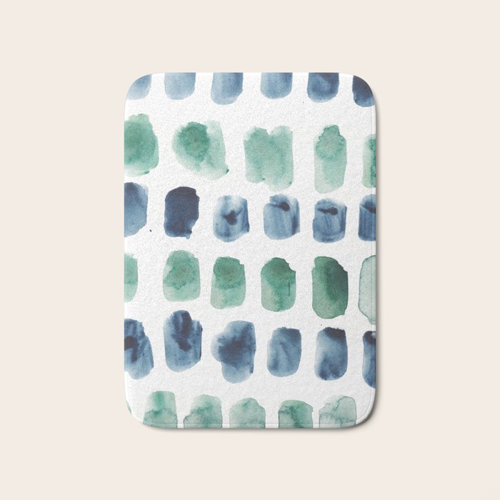 17  Minimalist Art 220419 Abstract Expressionism Watercolor Painting Valourine Design  Bath Mat Gallery Image 1