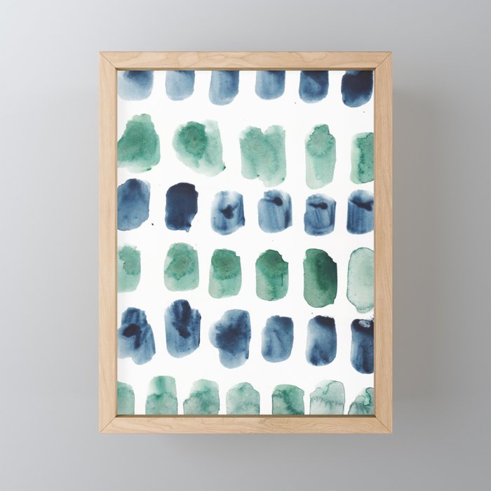 17  Minimalist Art 220419 Abstract Expressionism Watercolor Painting Valourine Design  Mini Art Print Gallery Image 1