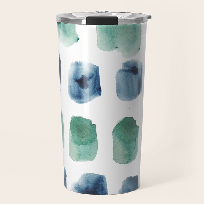 17  Minimalist Art 220419 Abstract Expressionism Watercolor Painting Valourine Design  Travel Mug Gallery Image 1