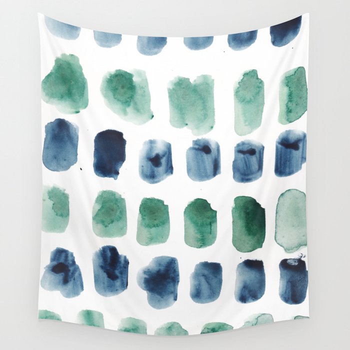 17  Minimalist Art 220419 Abstract Expressionism Watercolor Painting Valourine Design  Wall Tapestry Gallery Image 4