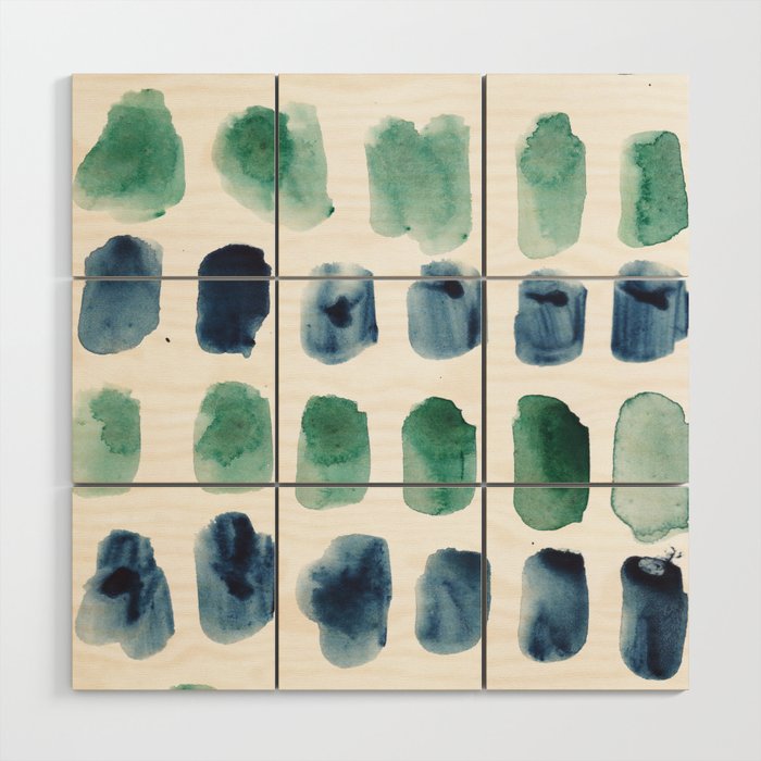 17  Minimalist Art 220419 Abstract Expressionism Watercolor Painting Valourine Design  Wood Wall Art Gallery Image 1