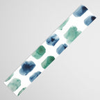 17  Minimalist Art 220419 Abstract Expressionism Watercolor Painting Valourine Design  Table Runner Gallery Image 3