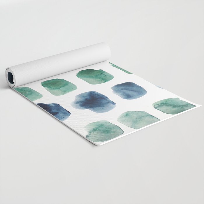 17  Minimalist Art 220419 Abstract Expressionism Watercolor Painting Valourine Design  Yoga Mat Gallery Image 2