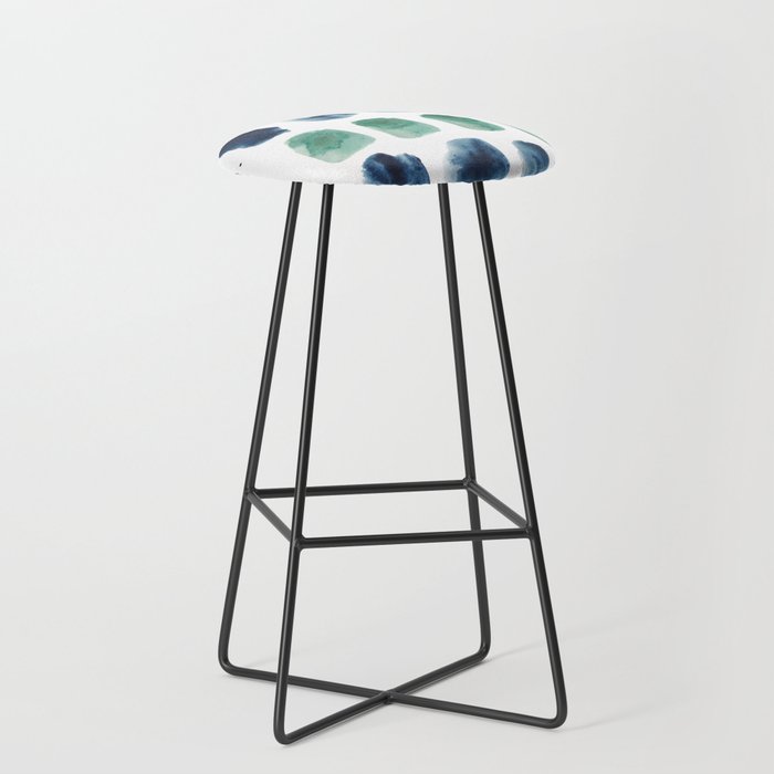 17  Minimalist Art 220419 Abstract Expressionism Watercolor Painting Valourine Design  Stool Gallery Image 1
