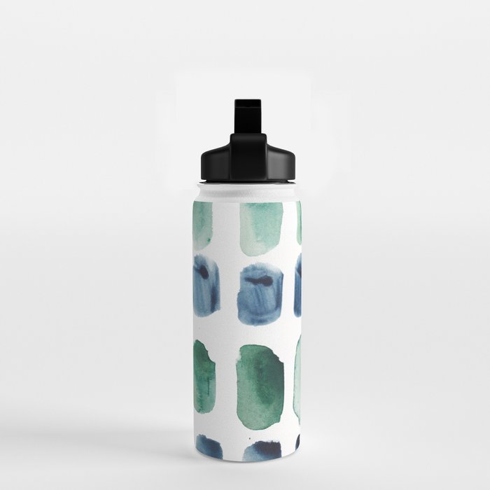 17  Minimalist Art 220419 Abstract Expressionism Watercolor Painting Valourine Design  Water Bottle Gallery Image 2