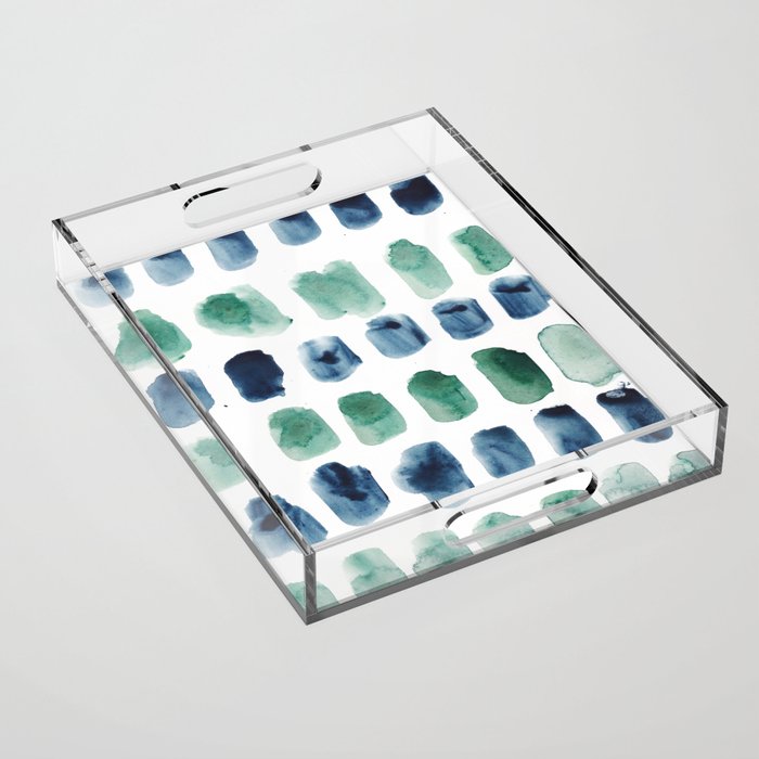 17  Minimalist Art 220419 Abstract Expressionism Watercolor Painting Valourine Design  Acrylic Tray Gallery Image 1