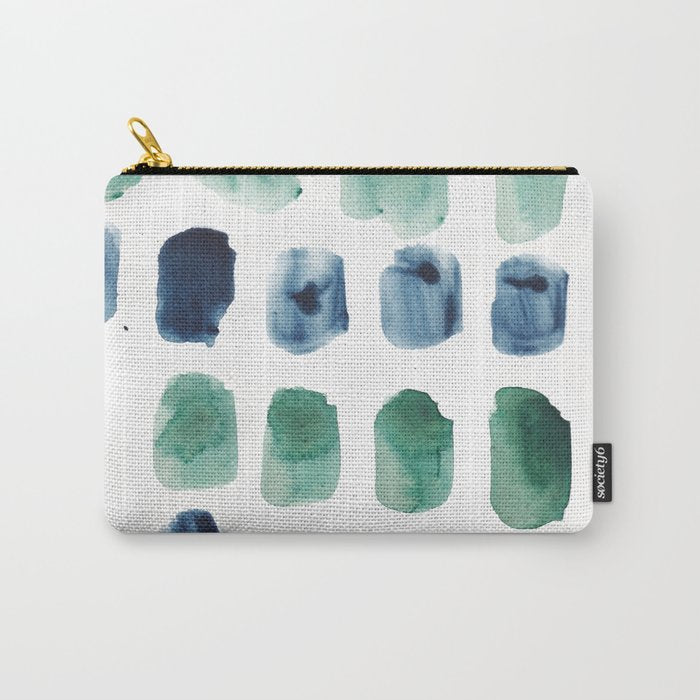 17  Minimalist Art 220419 Abstract Expressionism Watercolor Painting Valourine Design  Carry All Pouch Gallery Image 1