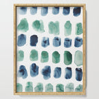 17  Minimalist Art 220419 Abstract Expressionism Watercolor Painting Valourine Design  Serving Tray Gallery Image 1