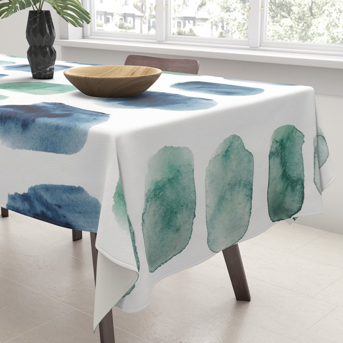 17  Minimalist Art 220419 Abstract Expressionism Watercolor Painting Valourine Design  Tablecloth Gallery Image 3