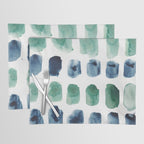 17  Minimalist Art 220419 Abstract Expressionism Watercolor Painting Valourine Design  Placemat Gallery Image 1