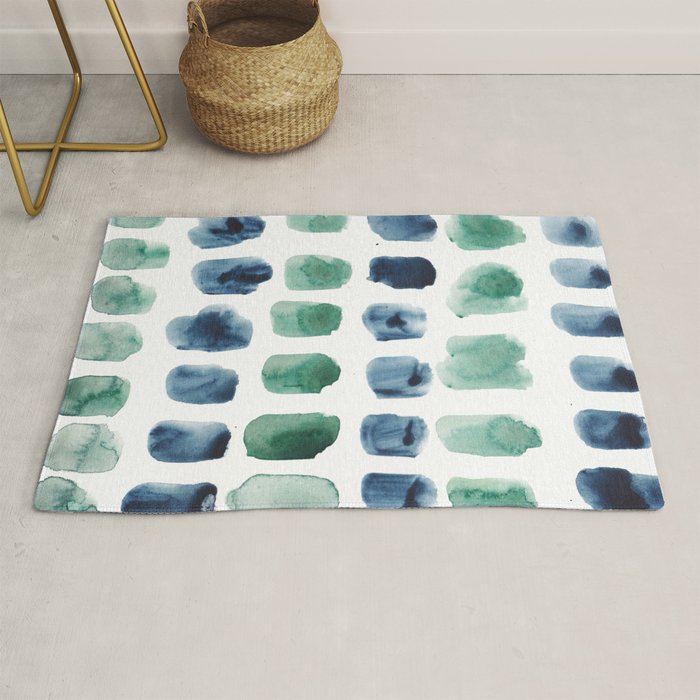 17  Minimalist Art 220419 Abstract Expressionism Watercolor Painting Valourine Design  Rug Gallery Image 1