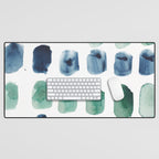 17  Minimalist Art 220419 Abstract Expressionism Watercolor Painting Valourine Design  Desk Mat Gallery Image 1