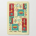 Retro Space Age Fun! ©studioxtine Cutting Board Gallery Image 1