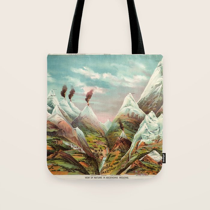 "View of Nature in Ascending Regions" by Levi Walter Yaggy, 1893 Tote Bag Gallery Image 1