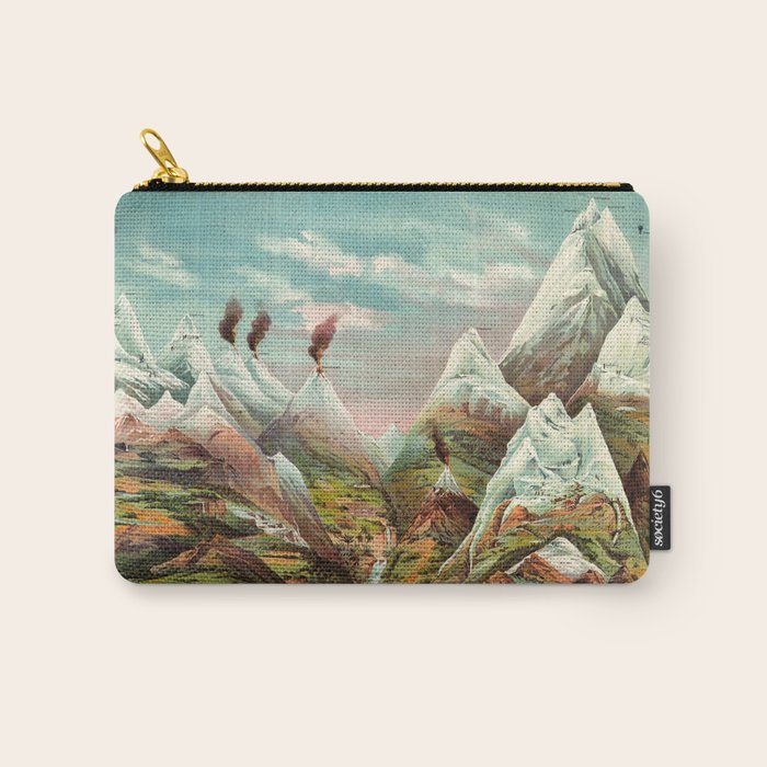 "View of Nature in Ascending Regions" by Levi Walter Yaggy, 1893 Carry All Pouch Gallery Image 1