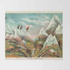 "View of Nature in Ascending Regions" by Levi Walter Yaggy, 1893 Throw Blanket Gallery Image 2