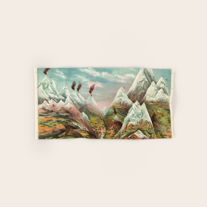 "View of Nature in Ascending Regions" by Levi Walter Yaggy, 1893 Bath Towel Gallery Image 1