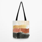Abstract in Rust n Clay Tote Bag Gallery Image 2