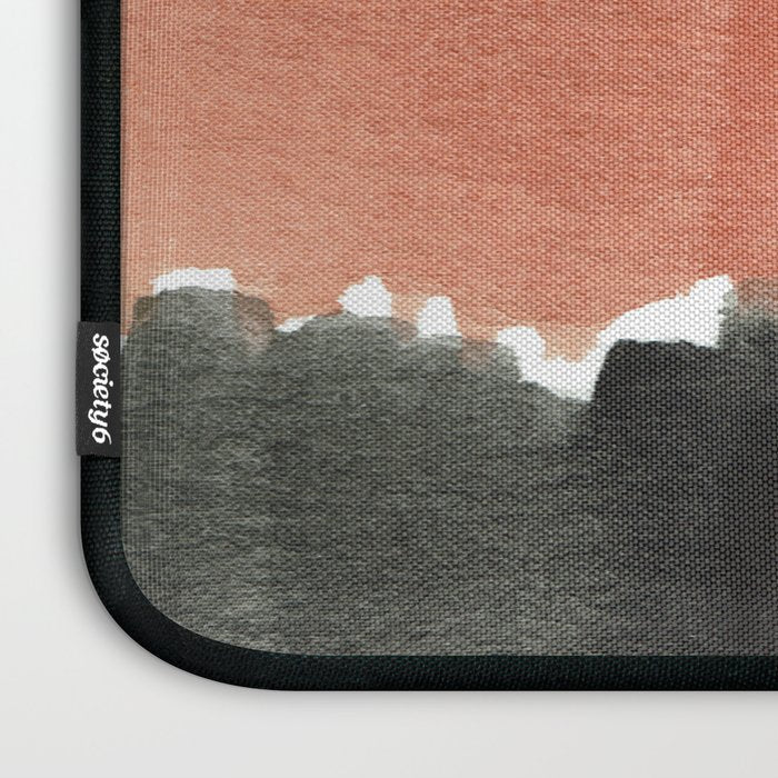 Abstract in Rust n Clay Laptop Sleeve Gallery Image 3