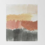 Abstract in Rust n Clay Throw Blanket Gallery Image 2