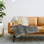Abstract in Rust n Clay Throw Blanket Gallery Image 1