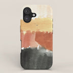 Abstract in Rust n Clay iPhone Case Gallery Image 1