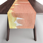 Abstract in Rust n Clay Table Runner Gallery Image 1
