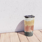 Abstract in Rust n Clay Travel Mug Gallery Image 4