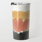 Abstract in Rust n Clay Travel Mug Gallery Image 3