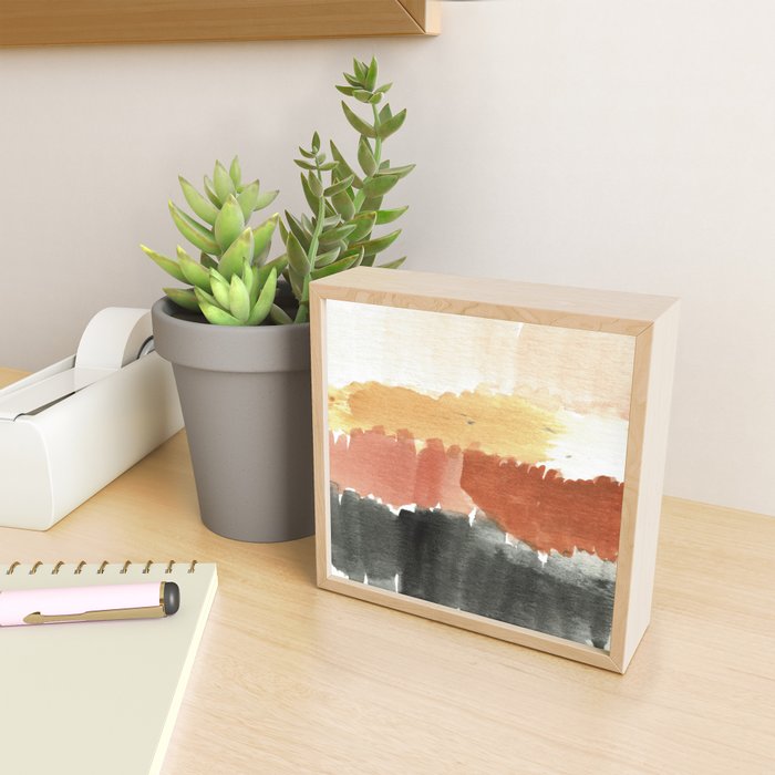 Abstract in Rust n Clay Mini Art Print Gallery Image 2