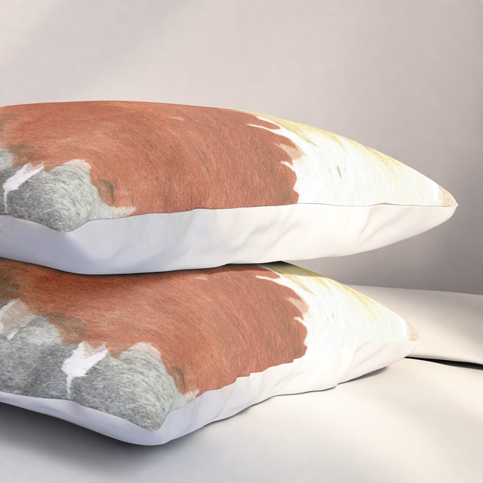 Abstract in Rust n Clay Pillow Sham Gallery Image 3