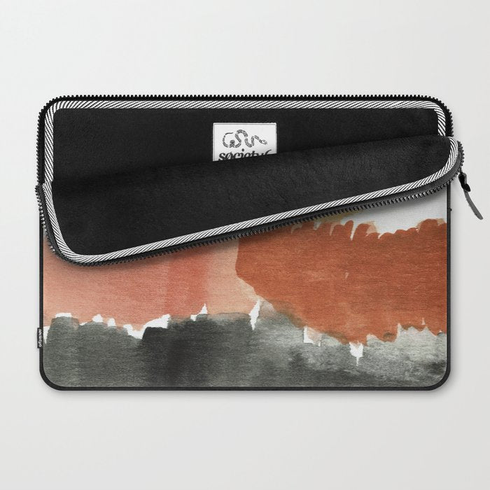 Abstract in Rust n Clay Laptop Sleeve Gallery Image 2