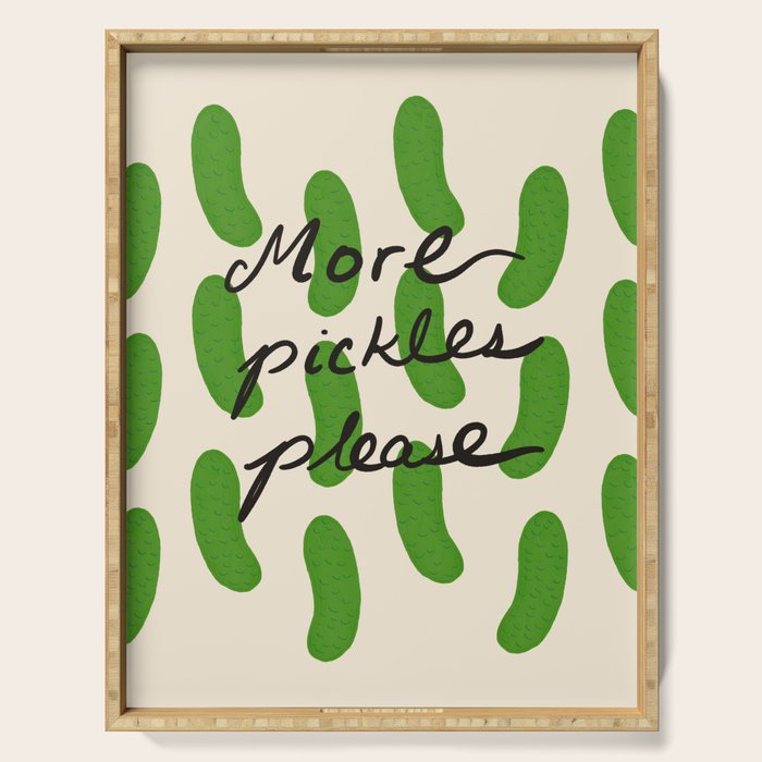 More Pickles Please Serving Tray Gallery Image 1