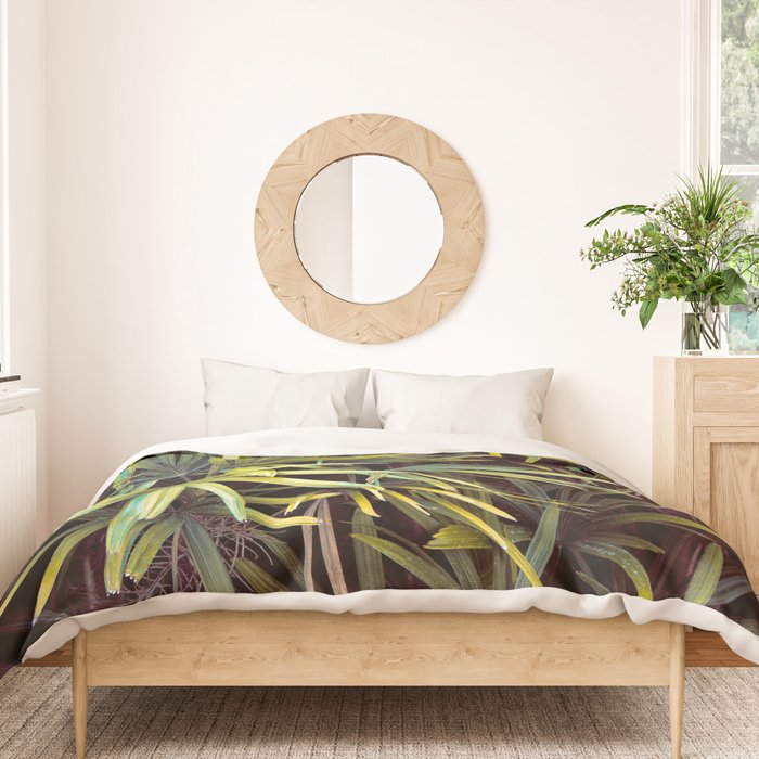 Neon Jungle - Tropical Nature Photography Duvet Cover Gallery Image 3