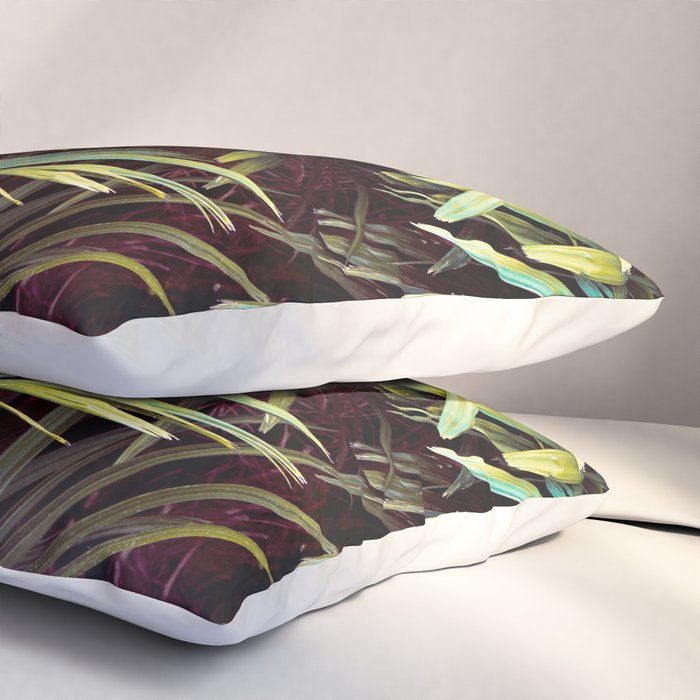 Neon Jungle - Tropical Nature Photography Pillow Sham Gallery Image 3