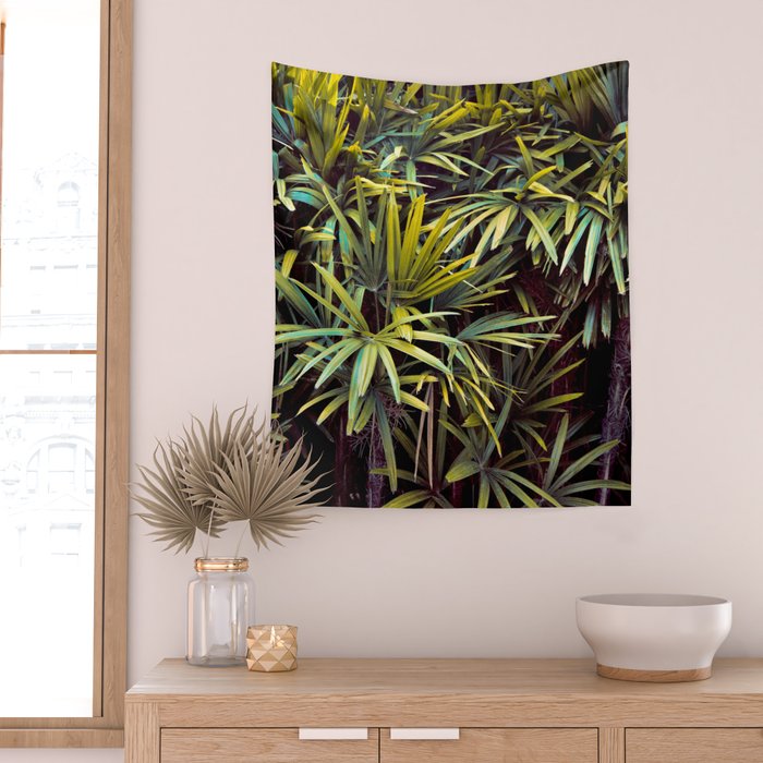 Neon Jungle - Tropical Nature Photography Wall Tapestry Gallery Image 2