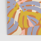Color Block Monstera Pink + Lavender Poster Gallery Image 3