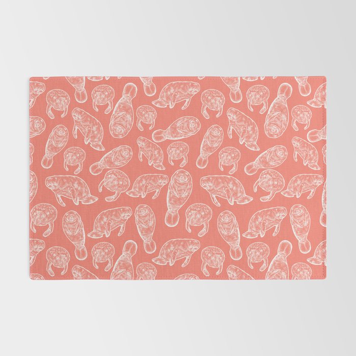 Manatee Print - Coral Rug Gallery Image 2