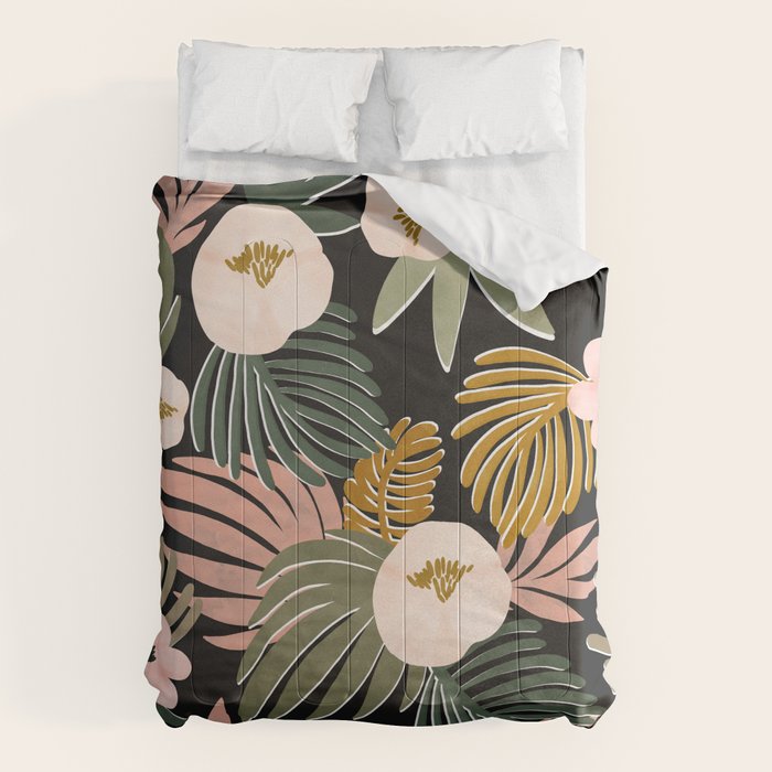 Floral garden tropical 7F Comforter Gallery Image 1
