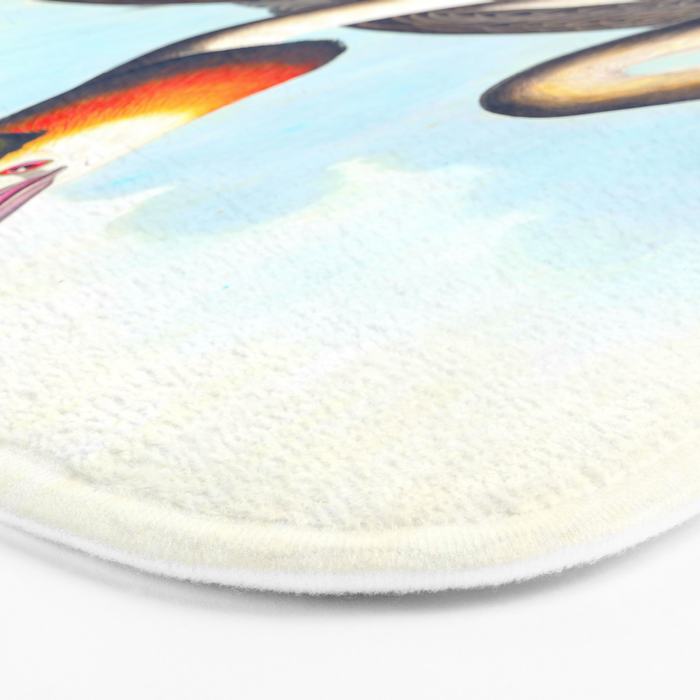 Great Crested Grebe Bird Bath Mat Gallery Image 3