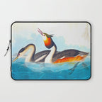 Great Crested Grebe Bird Laptop Sleeve Gallery Image 1