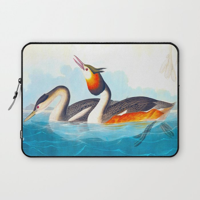 Great Crested Grebe Bird Laptop Sleeve Gallery Image 1