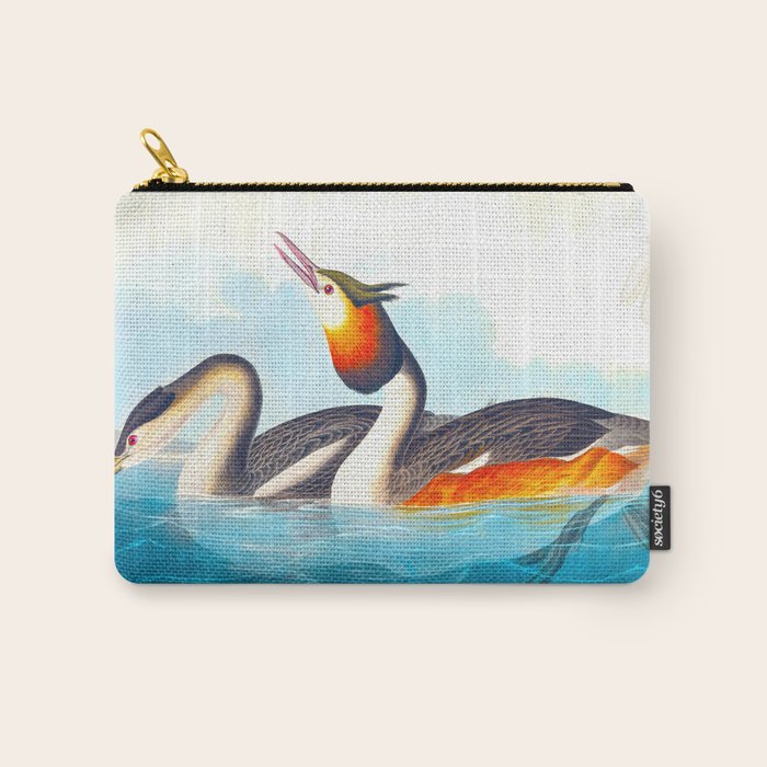 Great Crested Grebe Bird Carry All Pouch Gallery Image 1