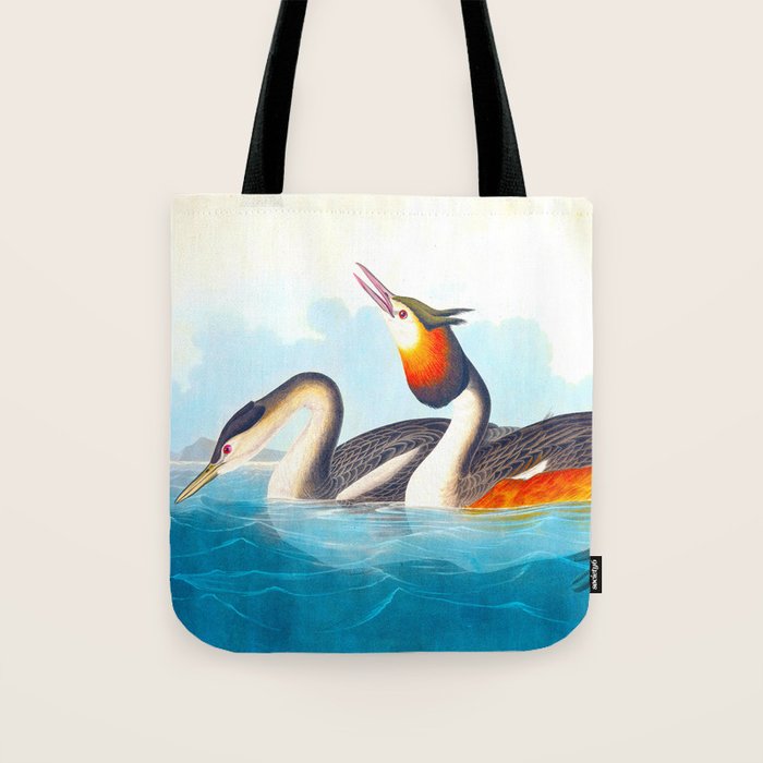 Great Crested Grebe Bird Tote Bag Gallery Image 1