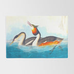 Great Crested Grebe Bird Rug Gallery Image 2