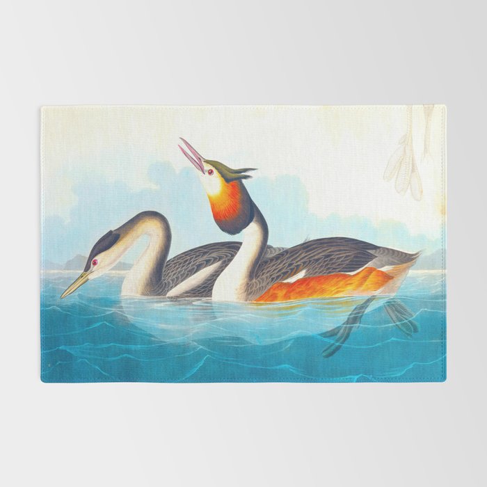 Great Crested Grebe Bird Rug Gallery Image 2